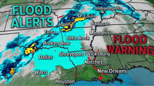 Severe weather, flash flooding threaten millions in central US