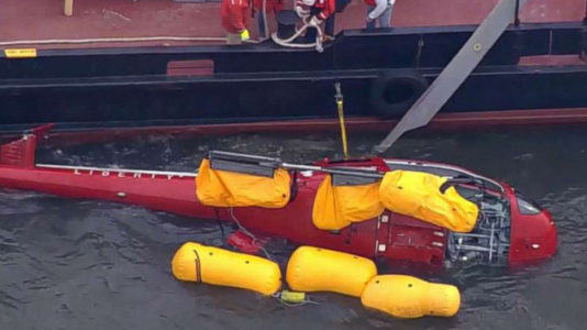 Pilot in East River chopper crash says emergency fuel lever inadvertently shut off