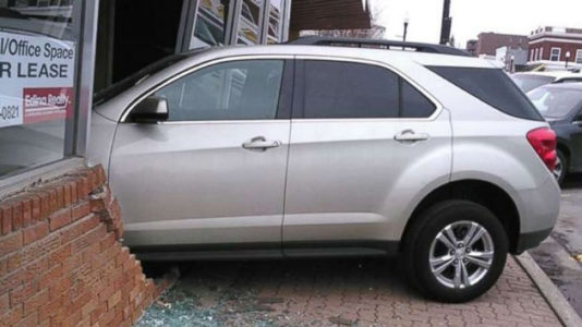 Teen taking driver’s exam crashes into test office