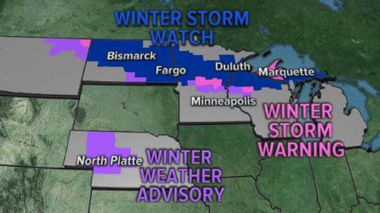 Arctic blast heads for Eastern U.S. on holiday weekend