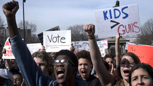 Energized high schoolers rally across US in school walkouts