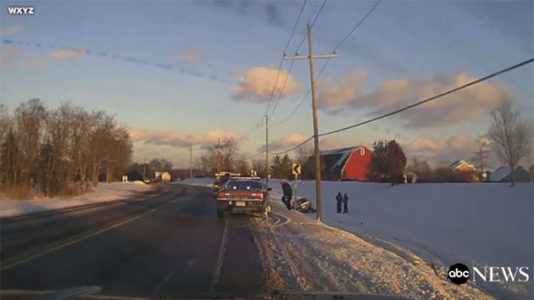 Dash cam video shows allegedly drunken driver talking to police minutes before deadly crash