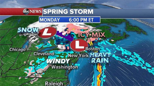 Flash flood warnings as Northeast is pummeled by rough rain, gusty winds