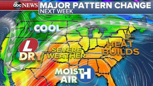 Quiet, cool weekend ahead for central and eastern US