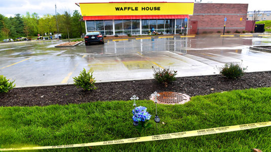 Waffle House where 4 people were slain reopens for business