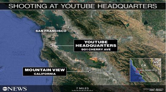 How the shooting at YouTube’s California headquarters unfolded