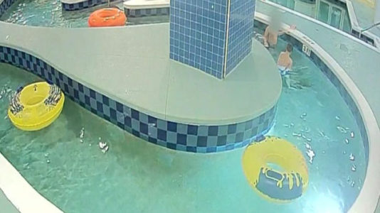 Video shows frantic pool rescue of boy trapped underwater in lazy river
