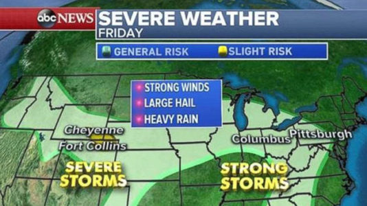 Severe weather expected to last through weekend