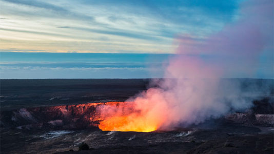 Lava from volcano eruption in Hawaii destroys two homes