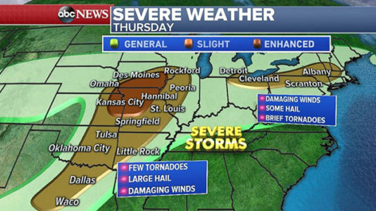 More Midwest tornadoes possible after dozens reported since Monday