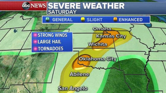 Soggy weather continues with flash flooding possible from Colorado to East Coast