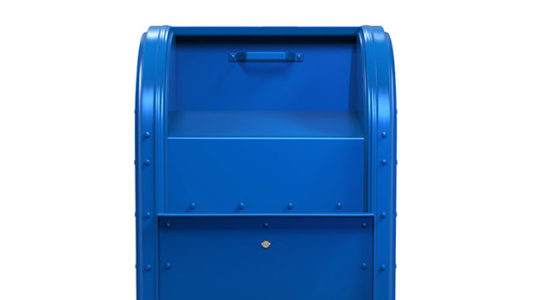 Police stumble on three men making off with mailbox