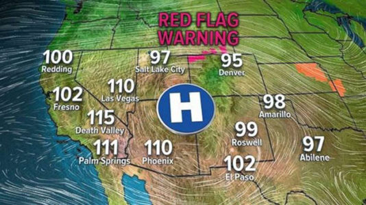 Pawnee fire burns in Northern California as heat wave expands