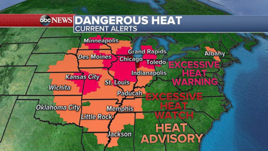 Extended heat wave begins Friday in Northeast