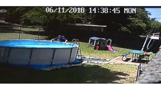 Viral video of toddler breaching pool gate offers warning for parents