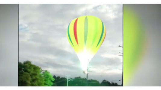 Hot air balloon hits power lines during Michigan Challenge Balloonfest