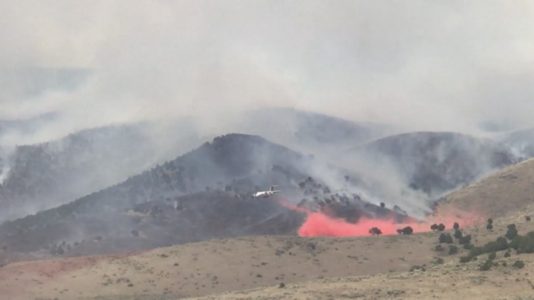 Utah highway reopened, fire moves away from Minersville