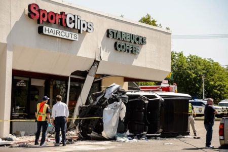 Police can’t confirm medical issue led to Starbucks crash