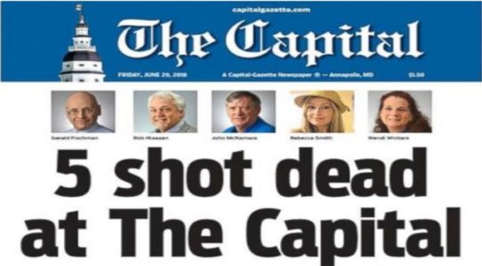 Maryland paper returns to press one day after mass shooting in its own newsroom