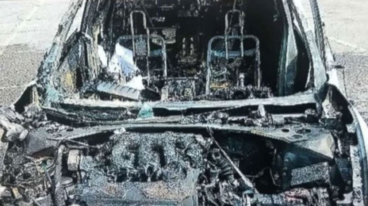 Woman says cellphone burst into flames, destroyed car while she was driving