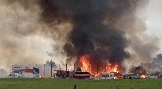 Fireworks store goes up in flames on eve of Fourth of July