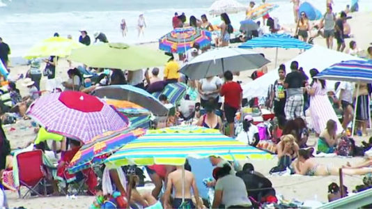 Woman impaled in chest by umbrella on Maryland beach