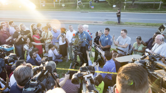 Newsrooms hold moment of silence Thursday in honor of Capital Gazette shooting victims
