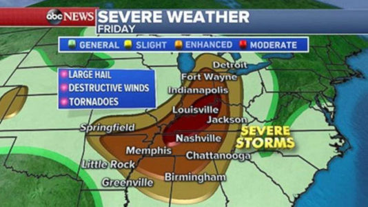 Twenty-seven reported tornadoes rip through Iowa, devastating towns