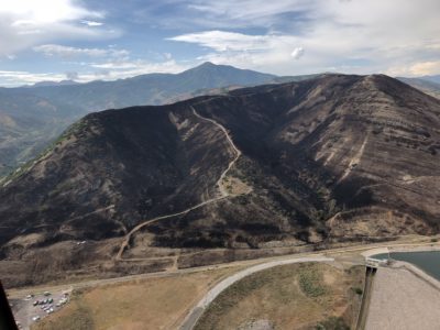 Deer Creek Fire Commences West of Heber City