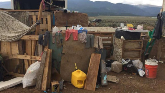 Man found with 11 children on filthy New Mexico compound was training them to commit school shootings, prosecutors say