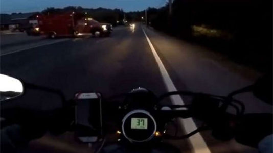 Boy with autism steals ambulance, drags firefighter and collides with motorcycle