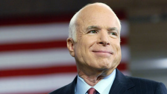 ‘John McCain will always have our back’: Politicians pay tribute to the late senator in Arizona ceremony