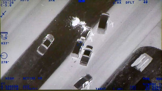 Video shows moment Austin bomber detonates car bomb as SWAT team closes in