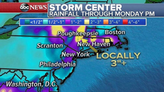 More rain on the way for already-soaked Northeast