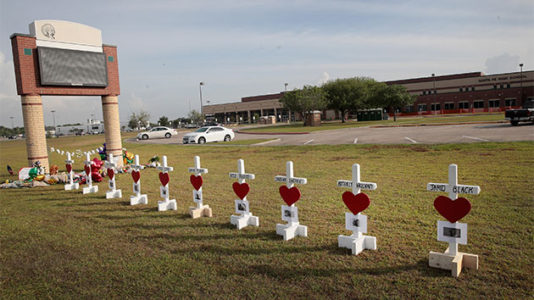 Texas high school where 10 killed in mass shooting starts new year with metal detectors