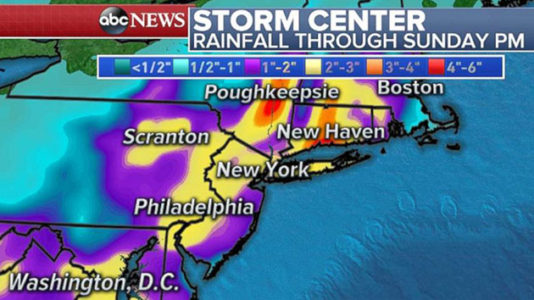 Flash flooding possible in Northeast, Texas over weekend