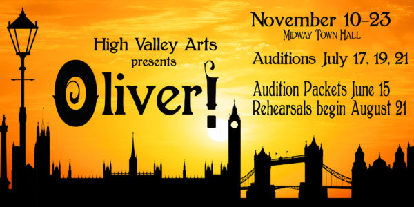 Roles For Oliver Released For High Valley Arts Presentation