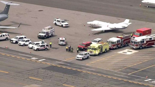 Plane carrying rapper Post Malone makes emergency landing with blown tires