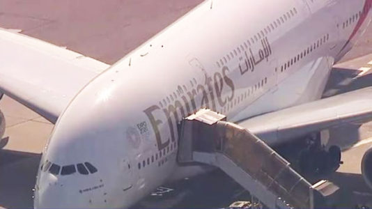 10 sick passengers, crew members taken to hospital after Emirates flight lands in NYC