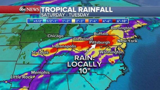 Delta Fire among large wildfires burning in California; flooding continues in Midwest