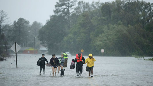 As Hurricane Florence hits the Carolinas, Superstorm Sandy survivor helps pay it forward