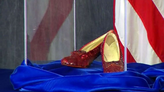Officials show off stolen ruby slippers from ‘Wizard of Oz’ found after 13 years