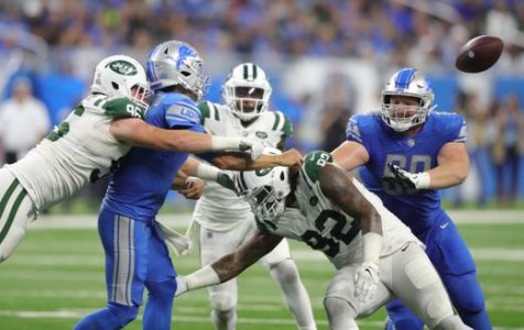 Darnold recovers from 1st-play pick-6, helps Jets rout Lions