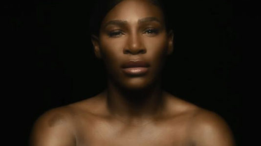 Serena Williams bares all and sings for breast cancer awareness month