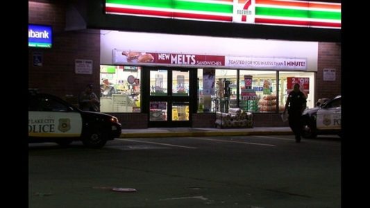 Police: 4 sought in robberies arrested after chase, crash