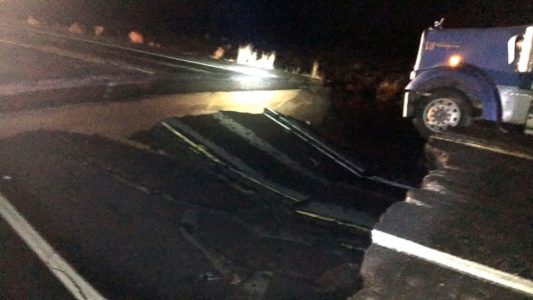 The Latest: Woman killed on collapsed Arizona highway ID’d