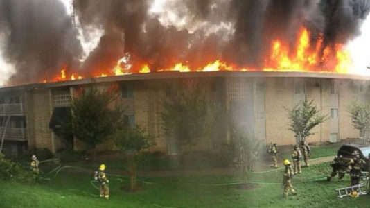 Maryland woman angry with ex-boyfriend sparked massive apartment fire