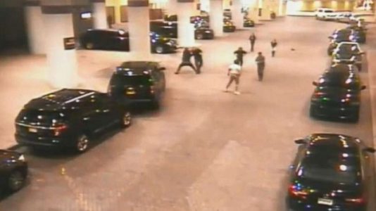 Mayor caught on video brawling with fellow politician outside casino