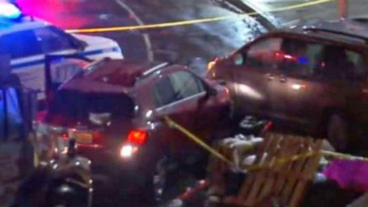 One killed, four injured by out-of-control minivan in New York City