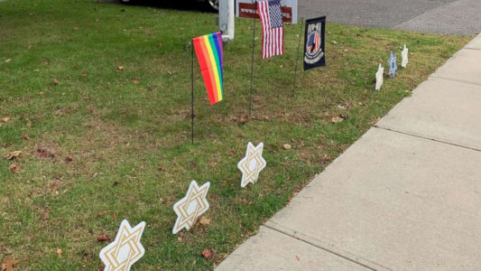 New York man hit with hate crime charges in serial theft of LGBT rainbow flags from church